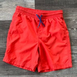 Boys Old Navy Swim Trunks. Neon Orange. Size 10/12.